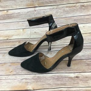 Jeffrey Campbell Black Ankle Strap Pump